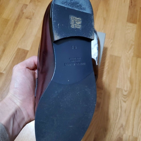 Giorgio Armani Burgundy Loafer - Size 6 main image 4